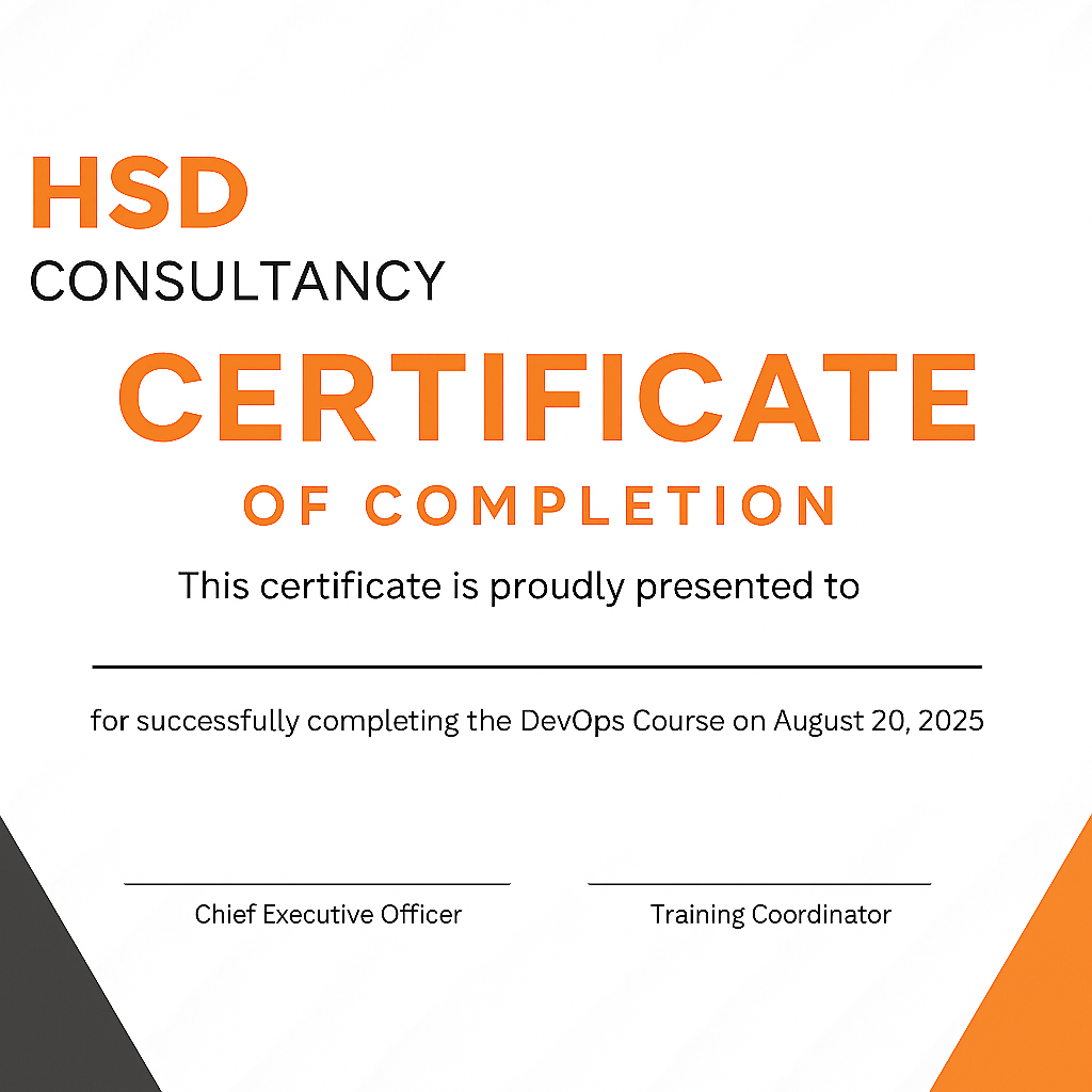 CIS Company Certificate